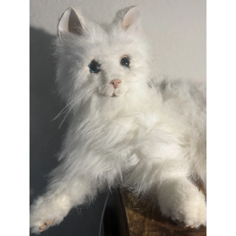 VINTAGE 2009 FurReal Friends Lulu My Cuddlin Kitty Cat White Hasbro - Video!
